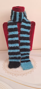 Cozy Self Care Gift Box for Her | Hand Knit Scarf, Scented Candle, Bath Bomb & Journal Gift Set