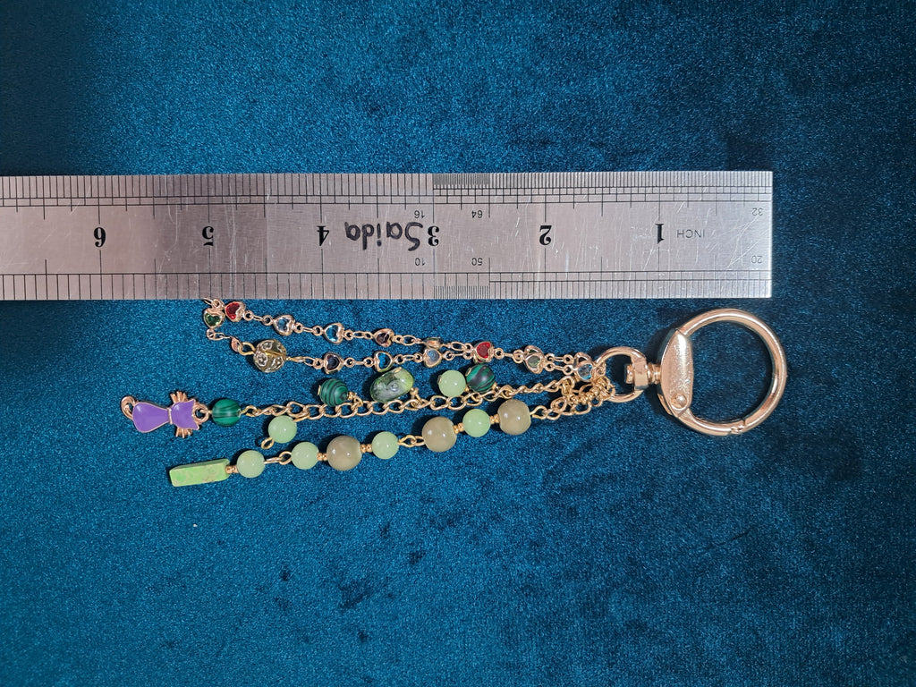 Cute Beaded Keychain & Bag Charm | Kawaii Purse Charm | Gift for Her