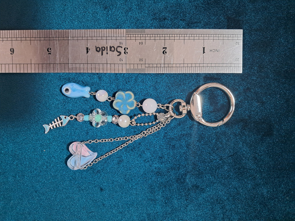 Cute Beaded Keychain & Bag Charm | Kawaii Purse Charm | Gift for Her