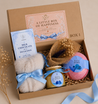 Self Care Gift Box for Her | Bath Bomb & Candle Spa Gift Set | Cozy Relaxation Gift