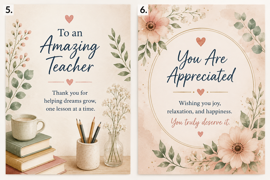 Gift Card for a Teacher