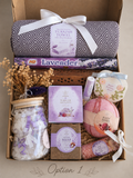 Handmade Knit Blanket Gift Box | Incense & Cozy Relaxation Gift Set | Gift for Her