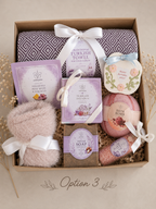 Handmade Knit Blanket Gift Box | Incense & Cozy Relaxation Gift Set | Gift for Her