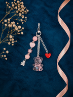 Cute Beaded Keychain & Bag Charm | Kawaii Purse Charm | Gift for Her