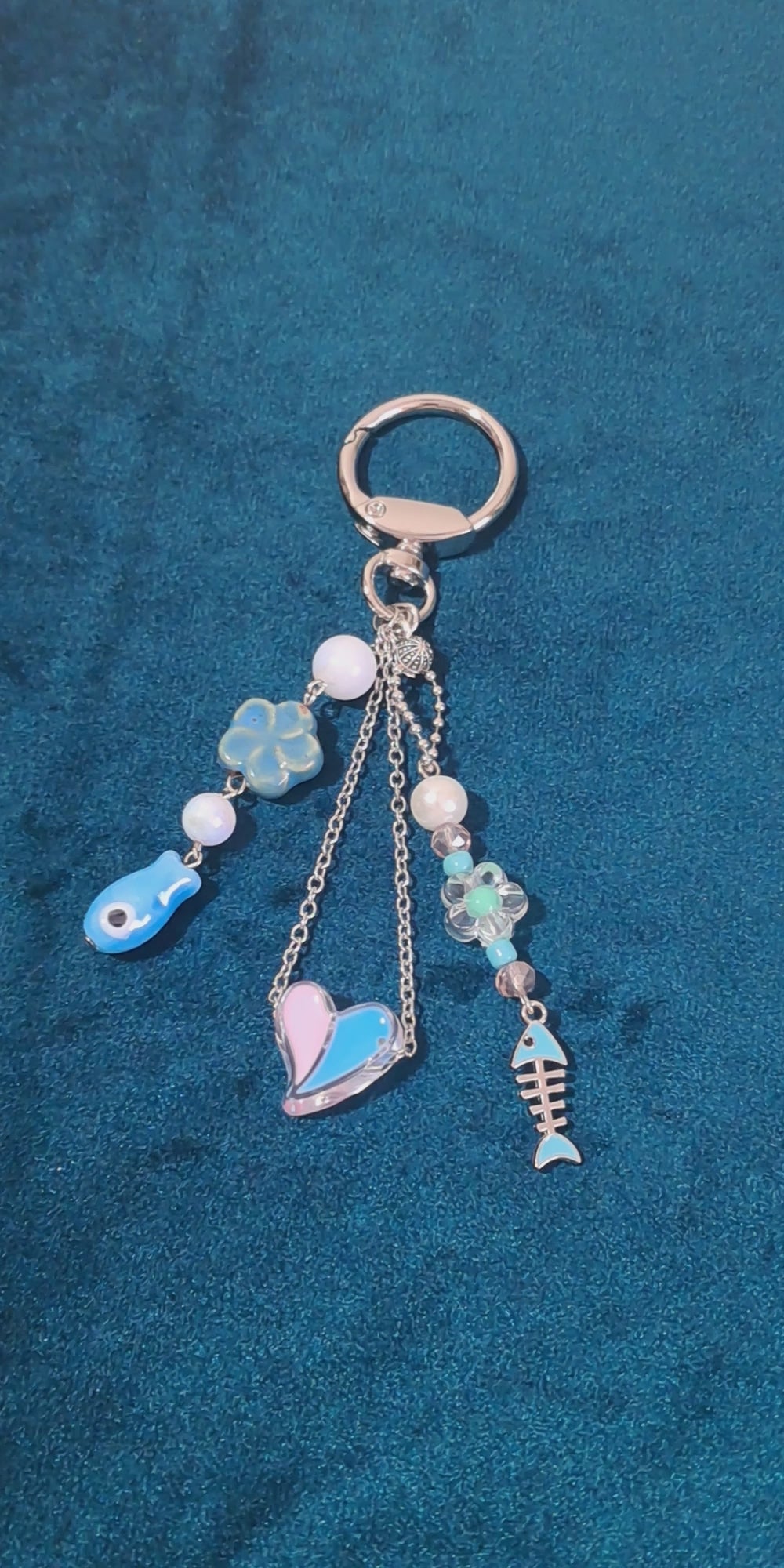 Cute Beaded Keychain & Bag Charm | Kawaii Purse Charm | Gift for Her