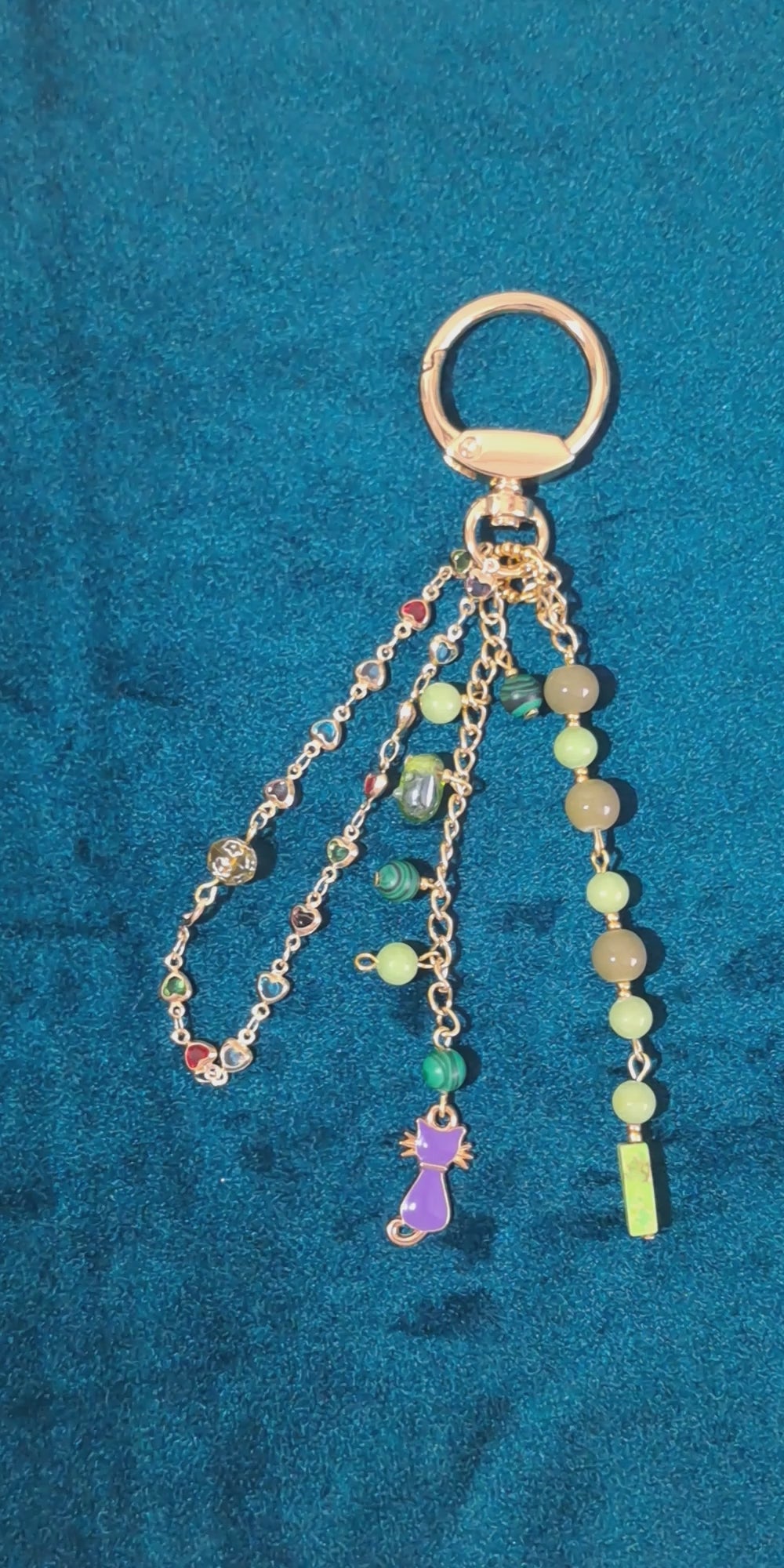 Cute Beaded Keychain & Bag Charm | Kawaii Purse Charm | Gift for Her