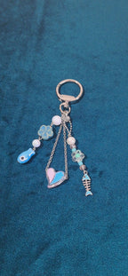 Cute Beaded Keychain & Bag Charm | Kawaii Purse Charm | Gift for Her